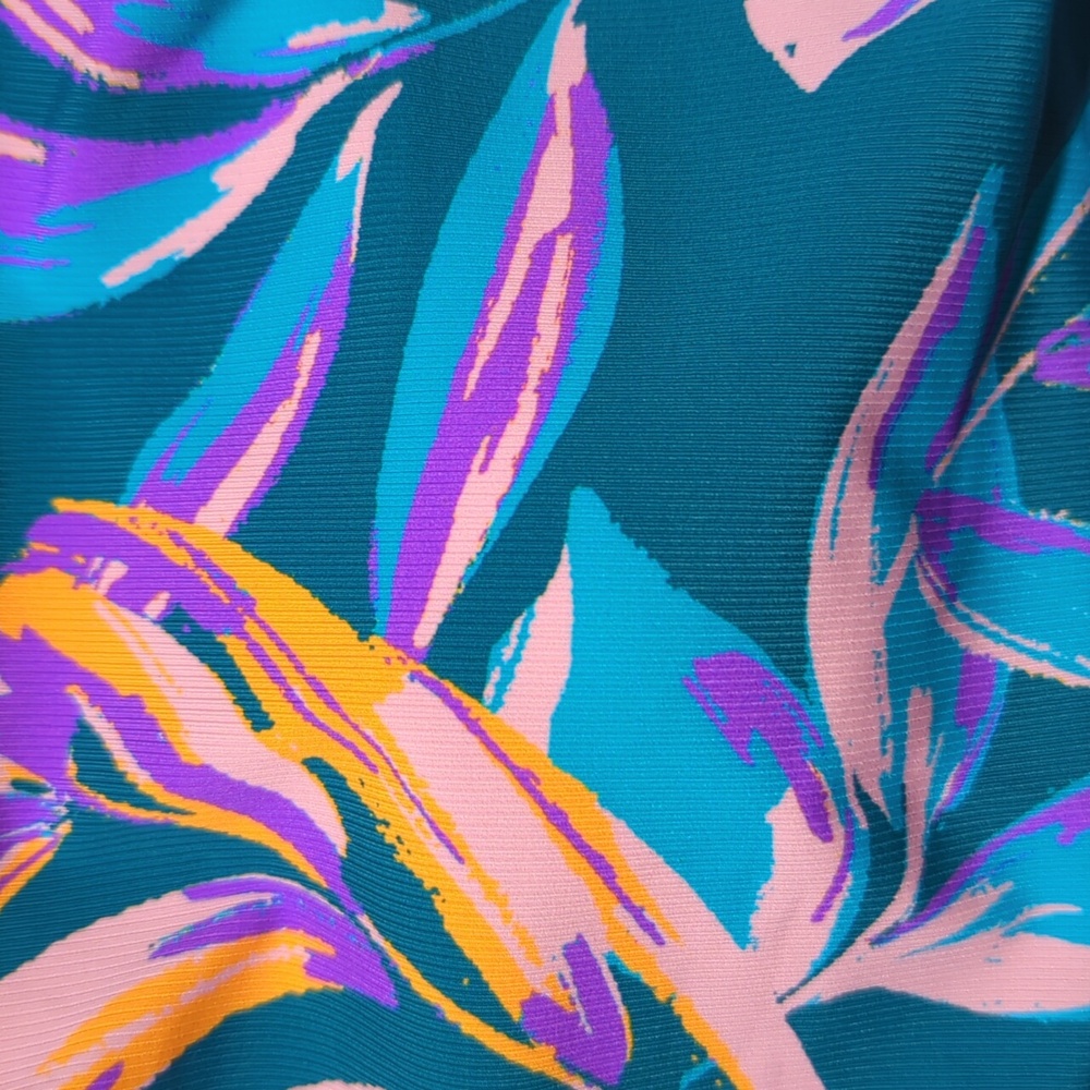 Cupshe Halter Tropical Tankini Top - Picture 3 of 6